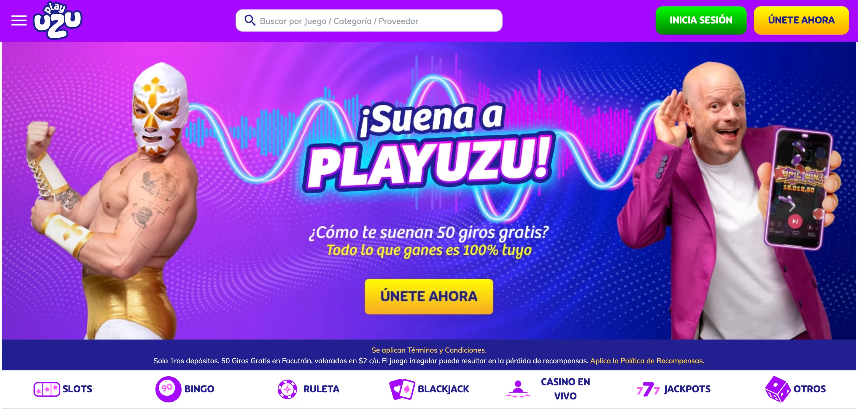 Reseña PlayUZU México 2026: giros gratis sin rollover y más de 5700 juegos disponibles